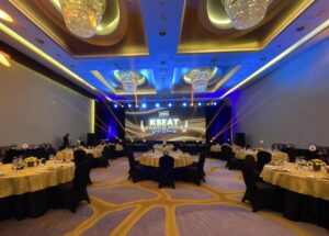 Không gian phòng hội thảo kết hợp Gala dinner của McCain
